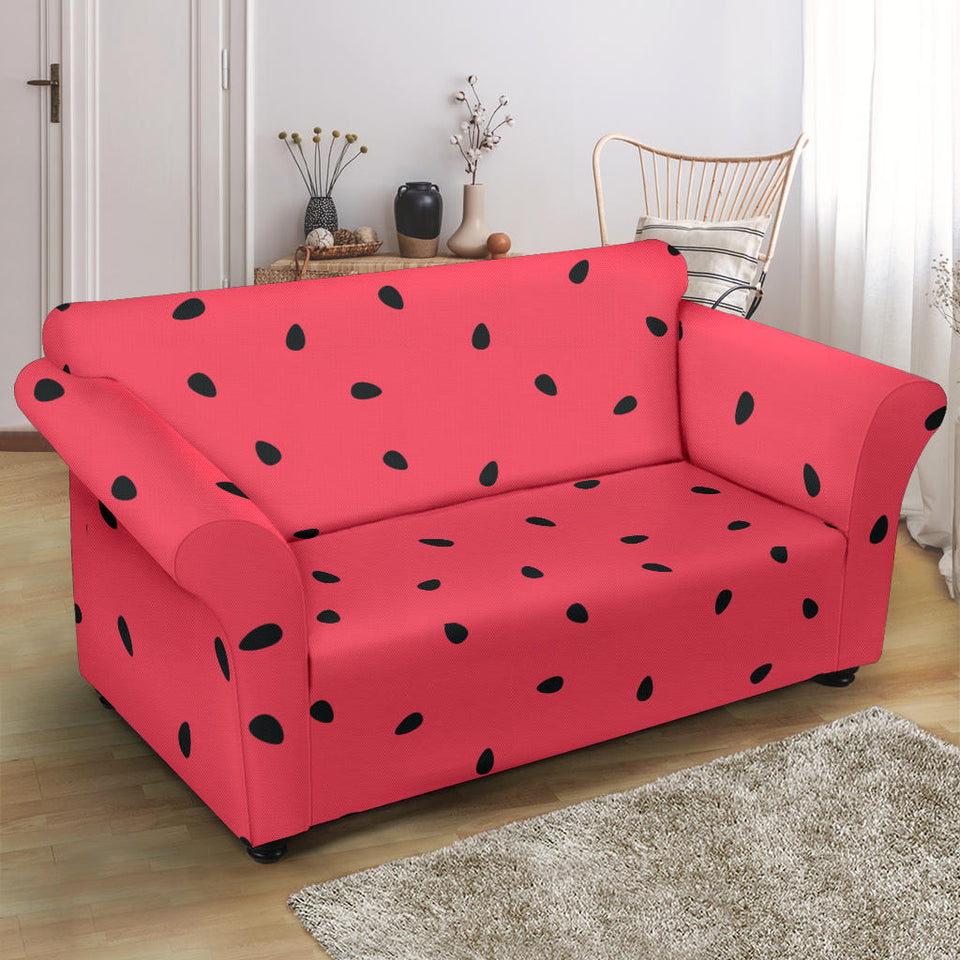 Watermelon Texture Background Loveseat Couch Slipcover