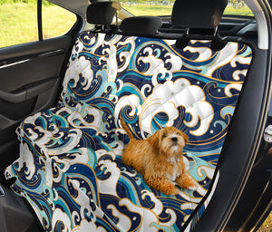 Japanese Wave Pattern Dog Car Seat Covers