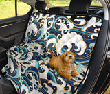 Japanese Wave Pattern Dog Car Seat Covers