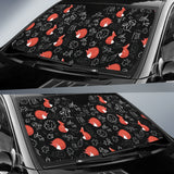 Fox Sleeping Fox Pattern Car Sun Shade
