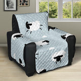 Sheep polka dot cloud pattern Recliner Cover Protector