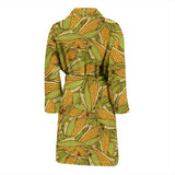 Corn Pattern Print Design 01 Men's Bathrobe
