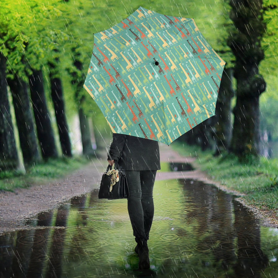 Giraffe Pattern Print Design 01 Umbrella