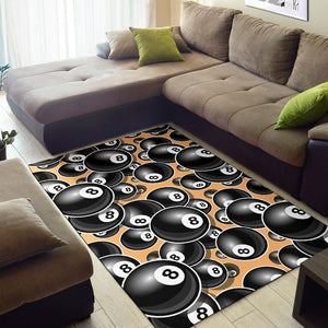 Billiard Ball Pattern Print Design 04 Area Rug
