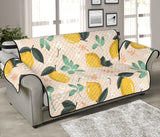 lemon flower leave pattern Sofa Cover Protector