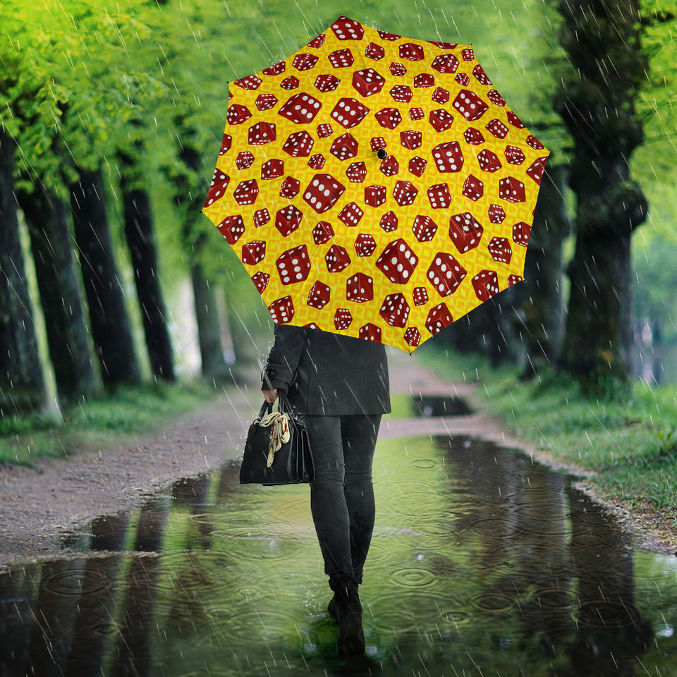 Dice Pattern Print Design 04 Umbrella