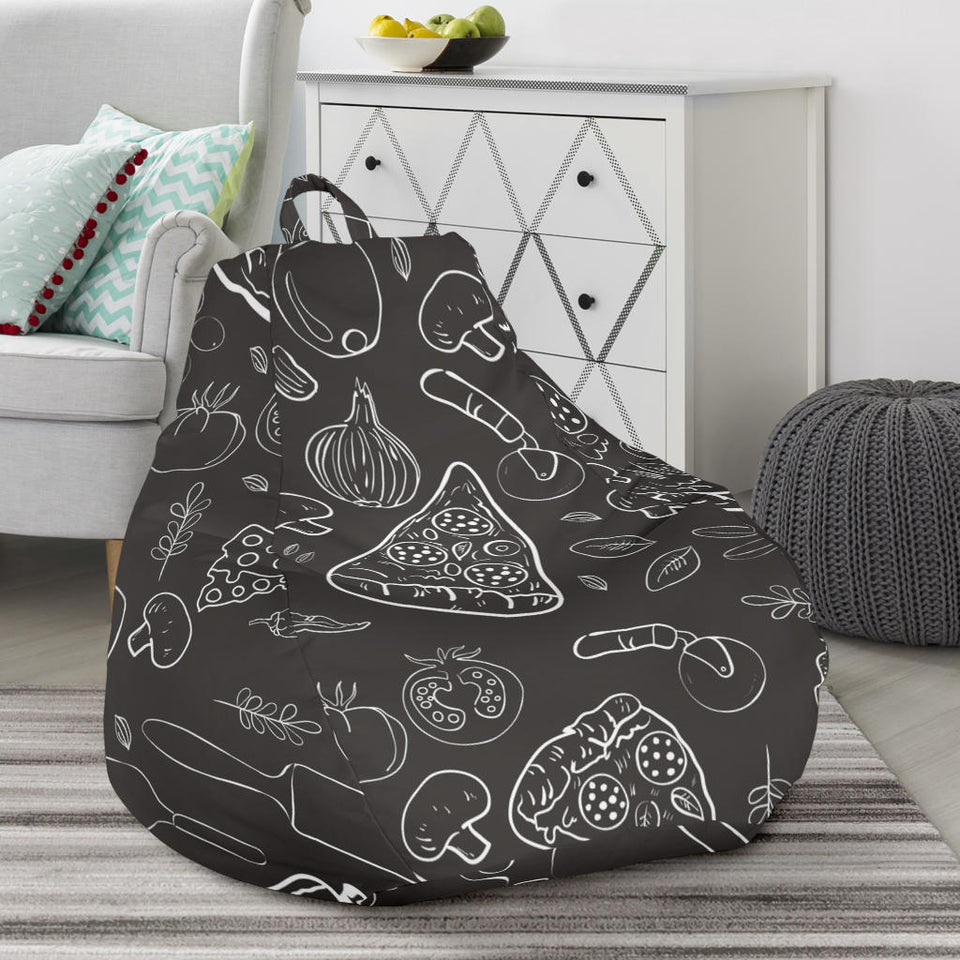 Pizza Pattern  Bean Bag Cover