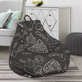 Pizza Pattern  Bean Bag Cover