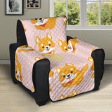 Cute shiba inu dog pattern  Recliner Cover Protector