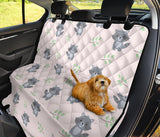 Cute Raccoons Leaves Pattern Dog Car Seat Covers