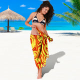 Fire Flame Design Pattern Sarong