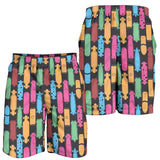Skate Board Pattern Print Design 02 Men Shorts