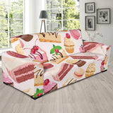 Cake Cupcake Sweets Pattern Sofa Slipcover