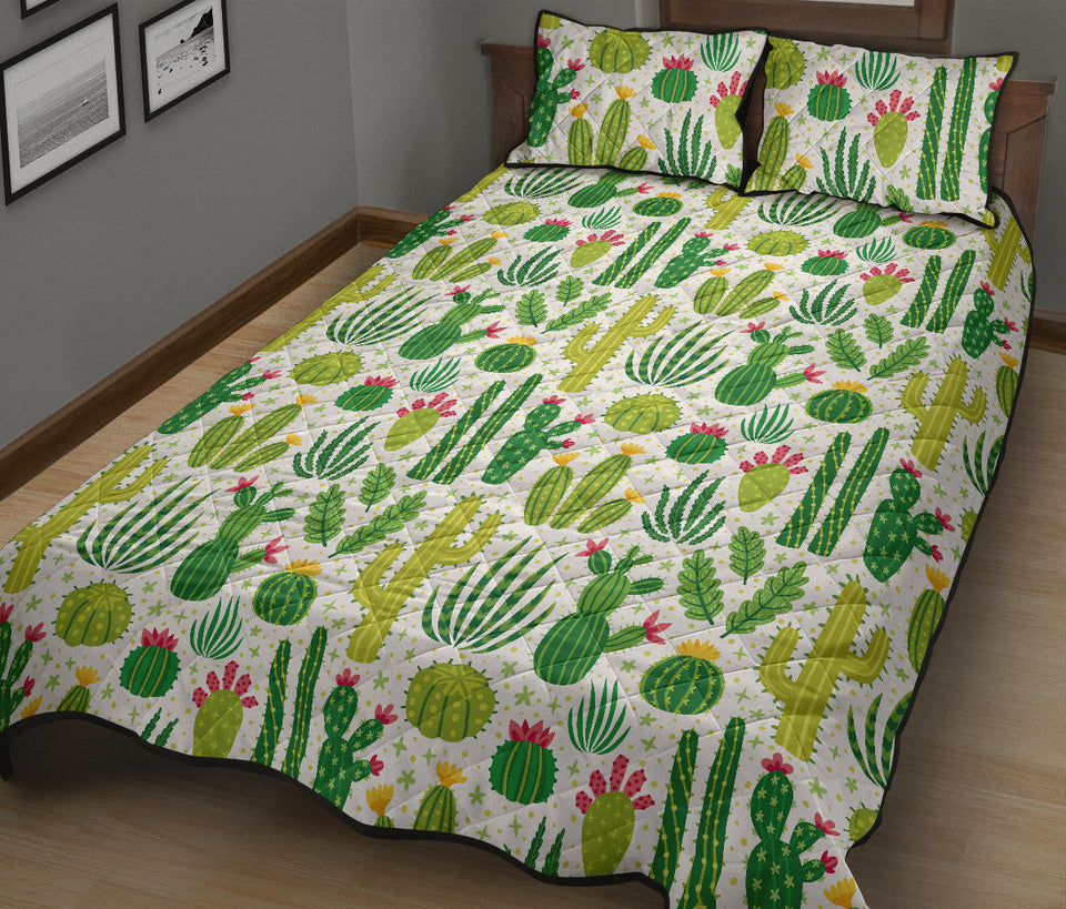 Cactus pattern Quilt Bed Set
