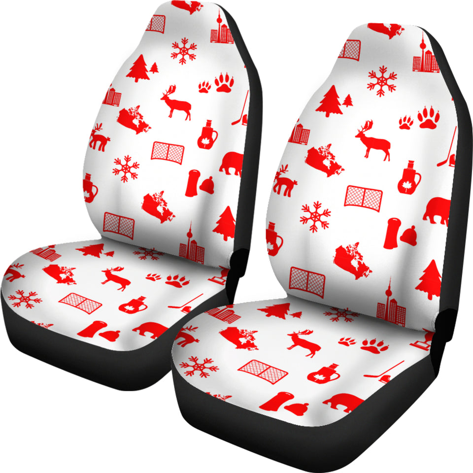 Canada Pattern Print Design 04 Universal Fit Car Seat Covers