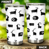 Goat Ram Pattern Tumbler