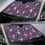 Beautiful Mermaid Fish Jellyfish Algae Other Marine World Car Sun Shade