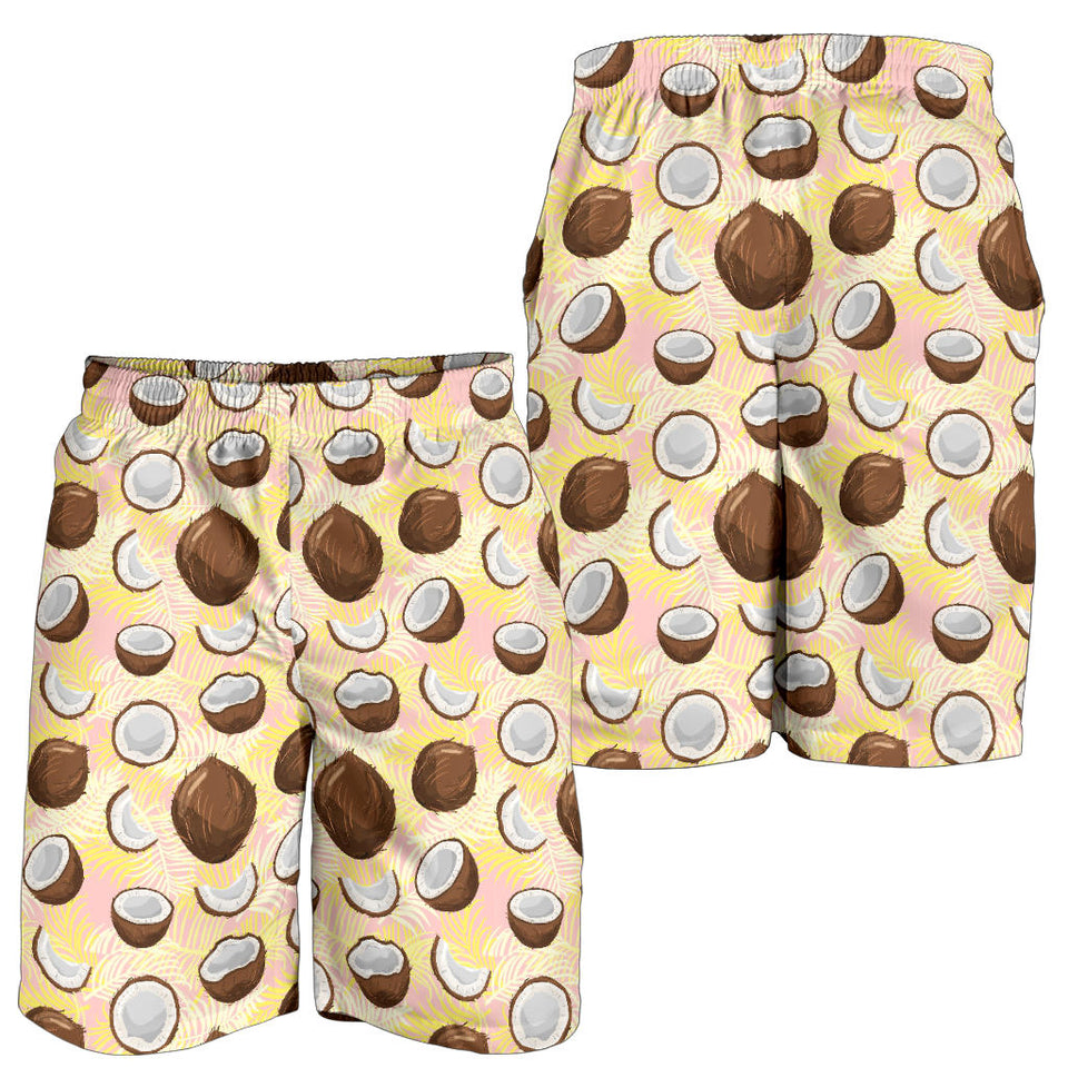 Coconut Pattern Print Design 05 Men Shorts