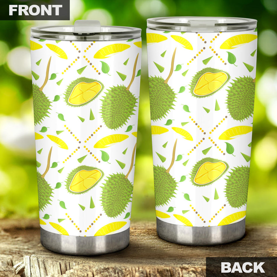 Durian Pattern Background Tumbler