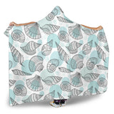 Shell Polynesian Tribal  Hooded Blanket