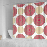 Circle Indian Pattern Shower Curtain Fulfilled In US
