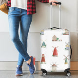 Windmill Design Pattern Cabin Suitcases Luggages