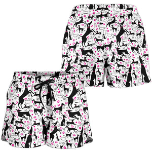 Greyhound Pattern Print Design 02 Women Shorts