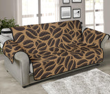 Coffee bean on brown background Sofa Cover Protector