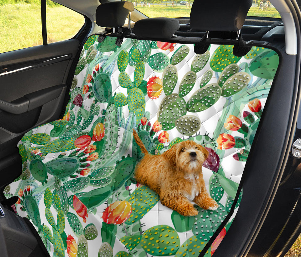 Cactus Design Pattern Copy Dog Car Seat Covers