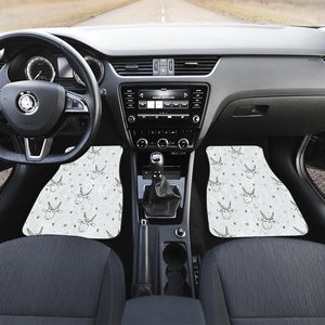 Cute Goat Design Pattern Front Car Mats