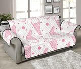 Hand drawn ice cream pattern Sofa Cover Protector