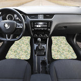 Hand Drawn Sea Turtle Fish Pattern Front Car Mats