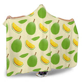 Durian Pattern Hooded Blanket