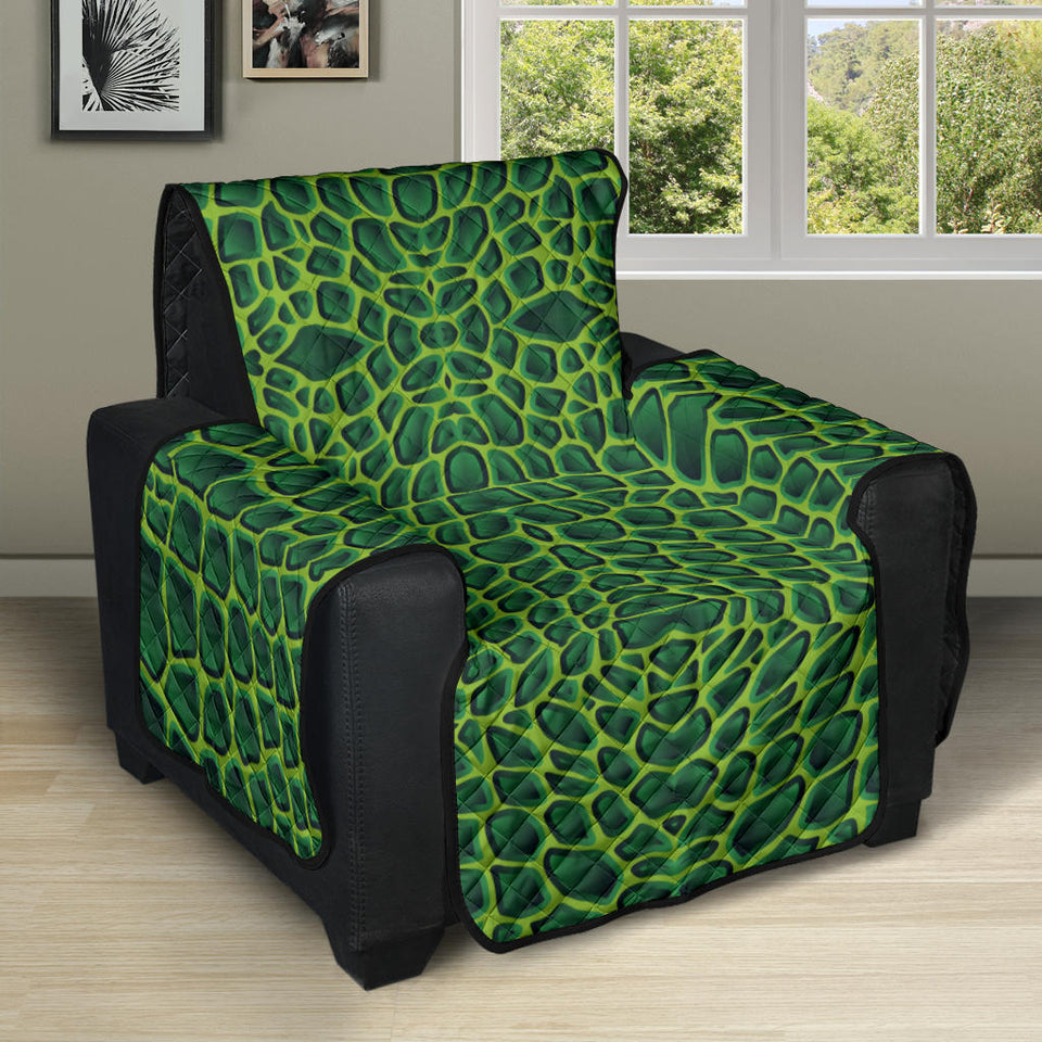 Crocodile Skin Printed Recliner Cover Protector