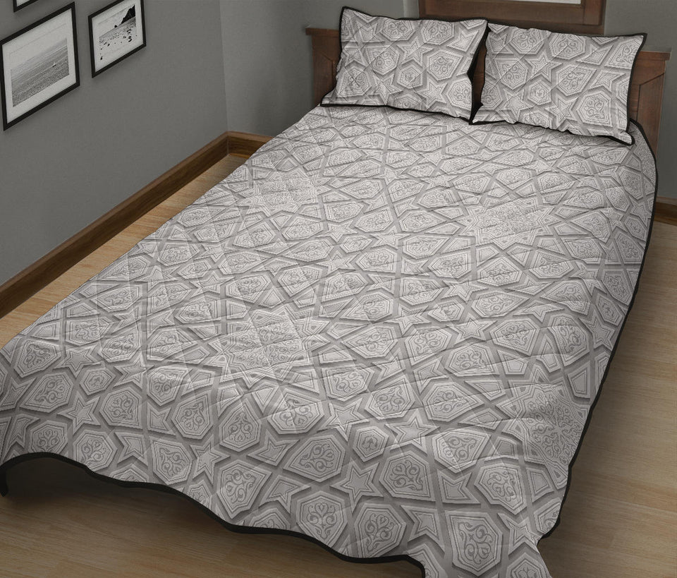 arabic star pattern Quilt Bed Set