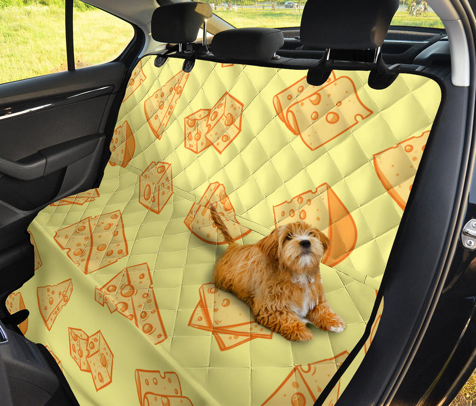 Cheese Design Pattern Dog Car Seat Covers