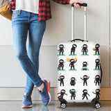 Cute Ninja Katana Sword Pattern Cabin Suitcases Luggages