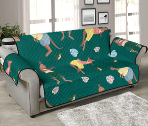 Kangaroo leaves pattern Sofa Cover Protector