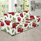 Red Apples Pattern Sofa Slipcover