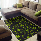 Alien Pattern Print Design 02 Area Rug