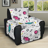 Candy design pattern Recliner Cover Protector