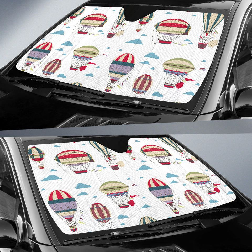 Hot Air Balloon Pattern Car Sun Shade