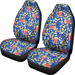 Popcorn Pattern Print Design 01 Universal Fit Car Seat Covers