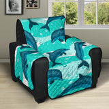 Dolphin sea pattern Recliner Cover Protector