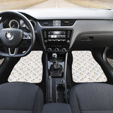 Jack Russel Pattern Print Design 05 Front Car Mats