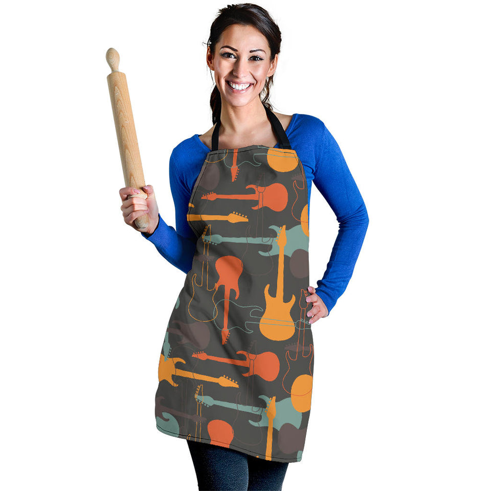 Electric Guitars Pattern Adjustable Apron