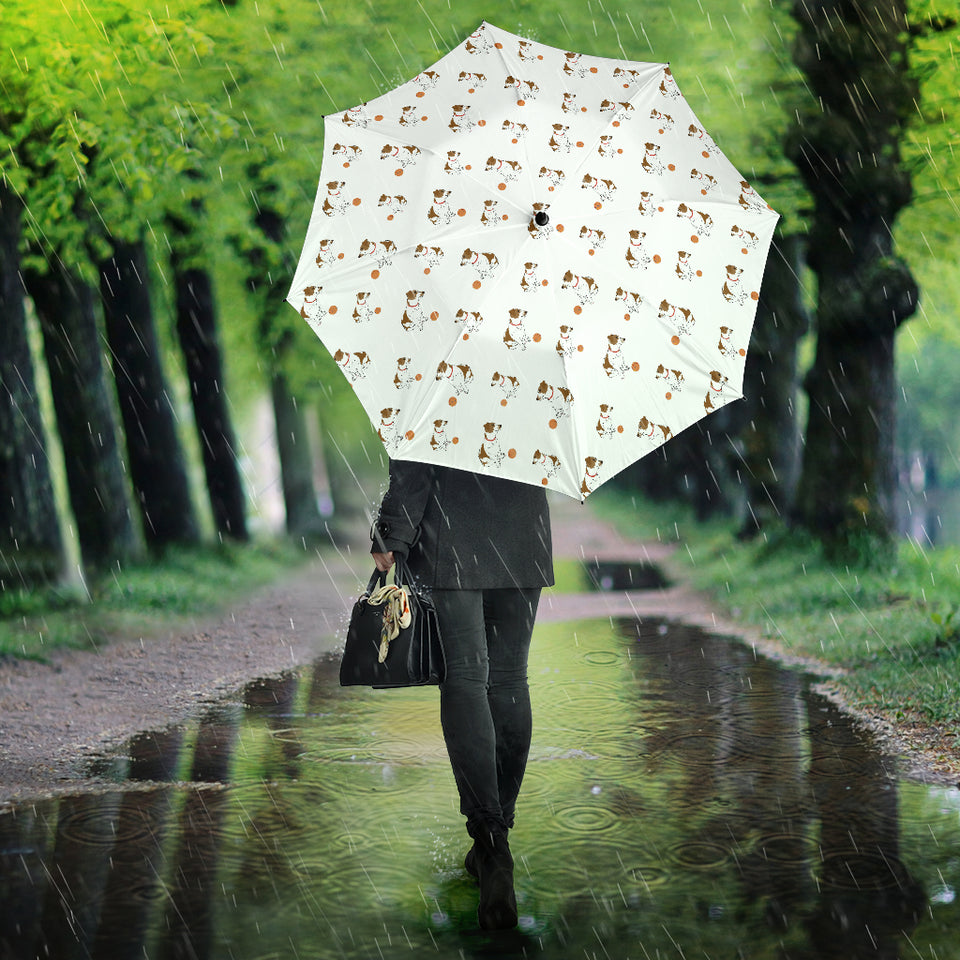 Jack Russel Pattern Print Design 05 Umbrella
