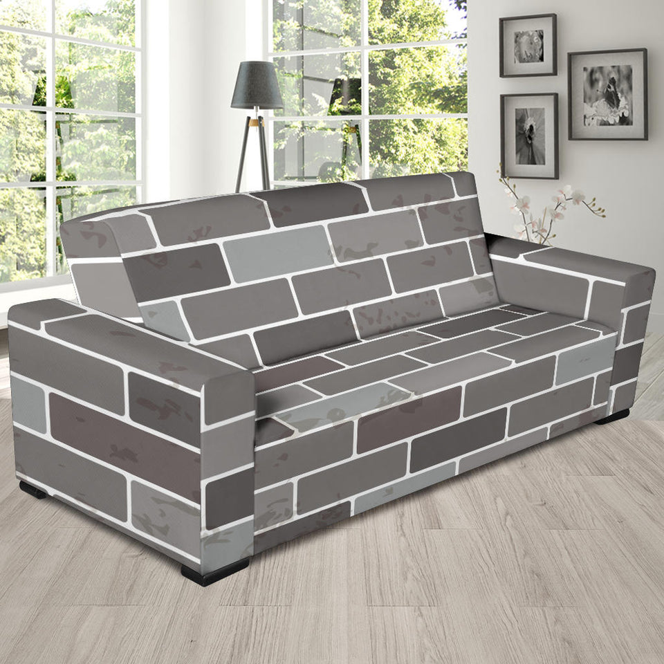 Brick Printed Pattern Print Design 05 Sofa Slipcover