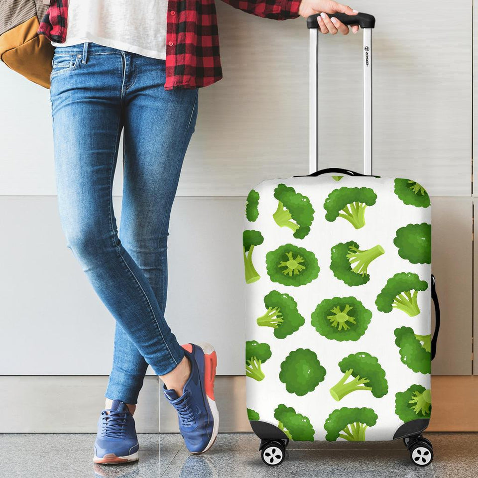 Cute Broccoli Pattern Cabin Suitcases Luggages