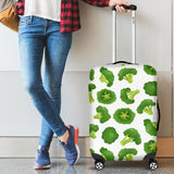 Cute Broccoli Pattern Cabin Suitcases Luggages